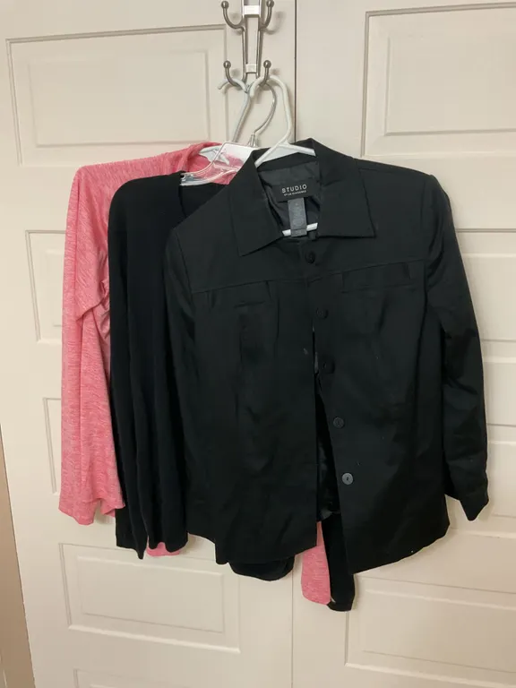 Three Women’s Tops: Under Armour, Studio by Liz Claiborne, and Vantage