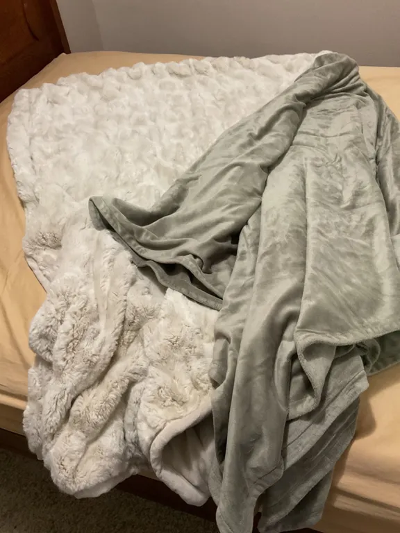 Pottery Barn Faux Fur and Velour Throw Blankets, 2015