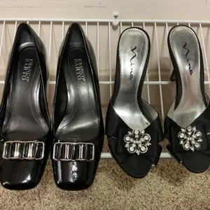 Two Pairs of Women’s Shoes: Nina Heels and Franco Sarto Pumps