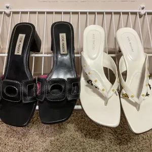 Two Pairs of Women’s Heeled Sandals: Steve Madden and Ann Marino