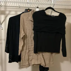 Three Women’s Tops by Dana Buchman, Worth, and Onque Casuals