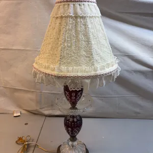 Cut Glass Table Lamp