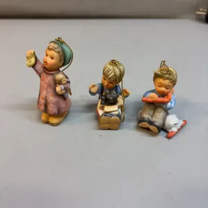 Hummel Christmas Ornament Trio