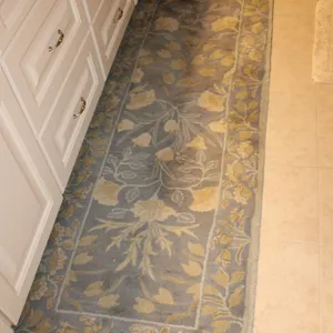 Pottery Barn Adeline Wool Floral Runner Rug