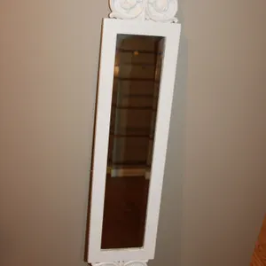 White Scrollwork Mirror