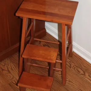 Cherry Library Step Stool