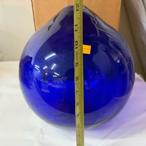 Beautiful Vintage Pilgrim Cobalt Blue Glass Vase In Original Box