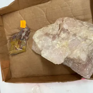 4# Of Rose Quartz & Rainbow Petrified Wood