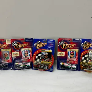 Group Of 5 Die Cast John Force NHRA Cards And Cars