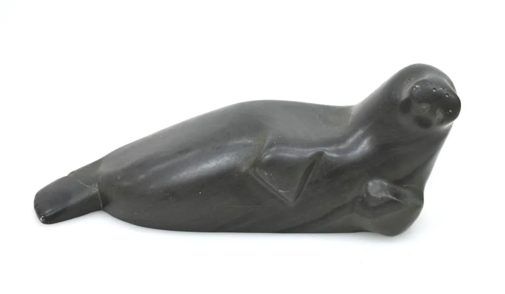 SIGNED JOE IQALUK ARGILITE SEAL