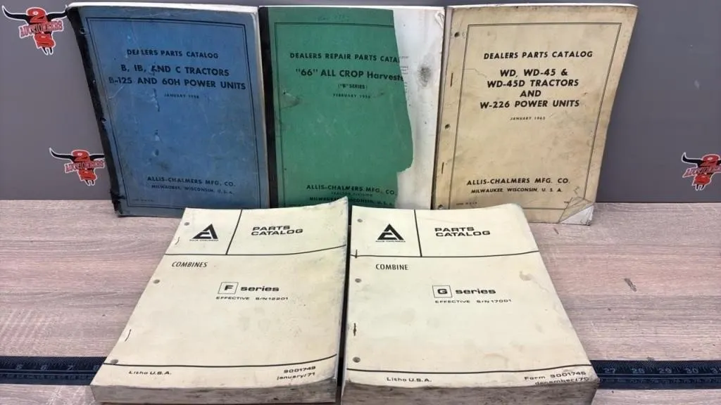 5 Allis-Chalmers Manuals.