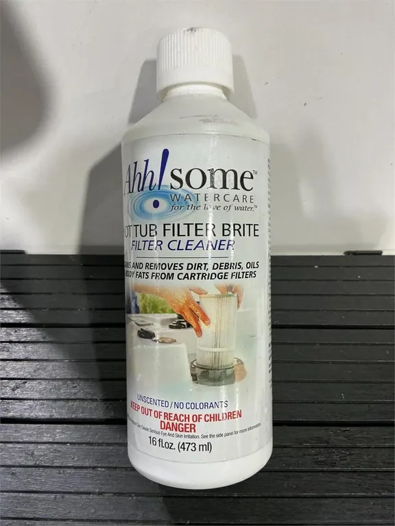 Ahh-Some Hot Tub Filter Brite Filter Cleaner