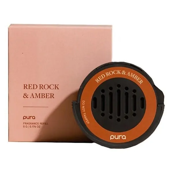Pura Car Diffuser Refill Red Rock Amber 0.33oz