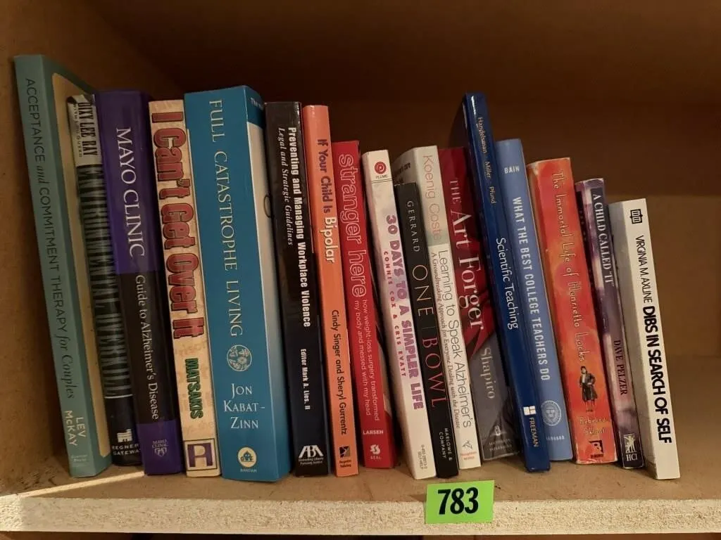 Self-help, Alzheimers book collection