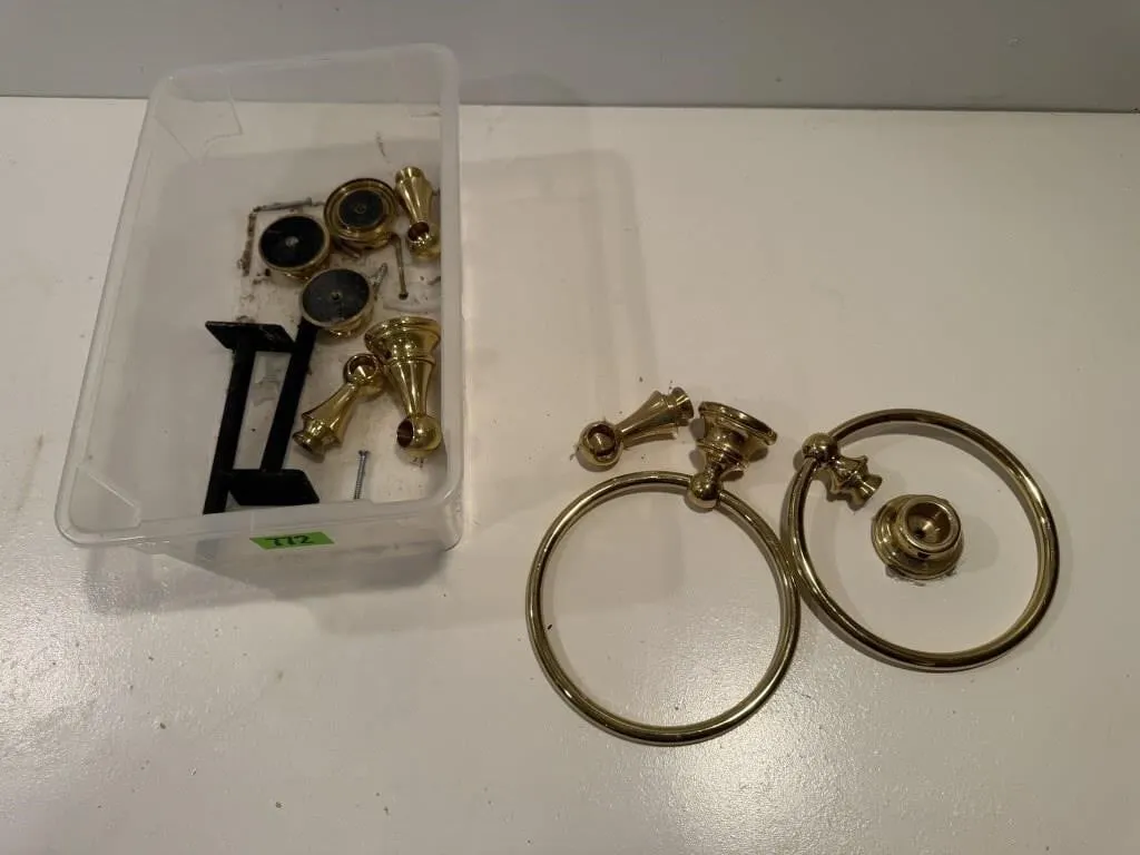 Towel holders, hardware
