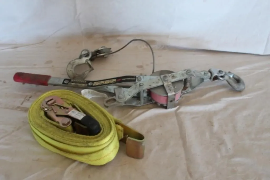 Large Ratchet Strap & Cable Boom