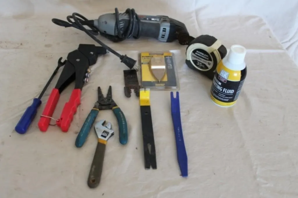 Multi-Tool, Tape, Starting Fluid, Riveter & More