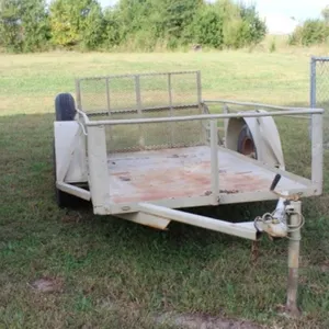 10' Metal Utility Trailer w/3' Fold Down Ramp