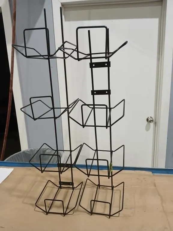 2 metal Multi-tier display racks