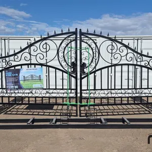 Chery Industrial 20' Ornamental Steel Farm Gate
 UNRESERVED
