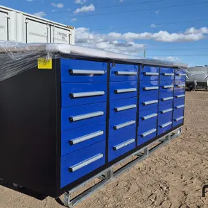 Chery Industrial 10' 25-Drawer Workbench
 UNRESERVED