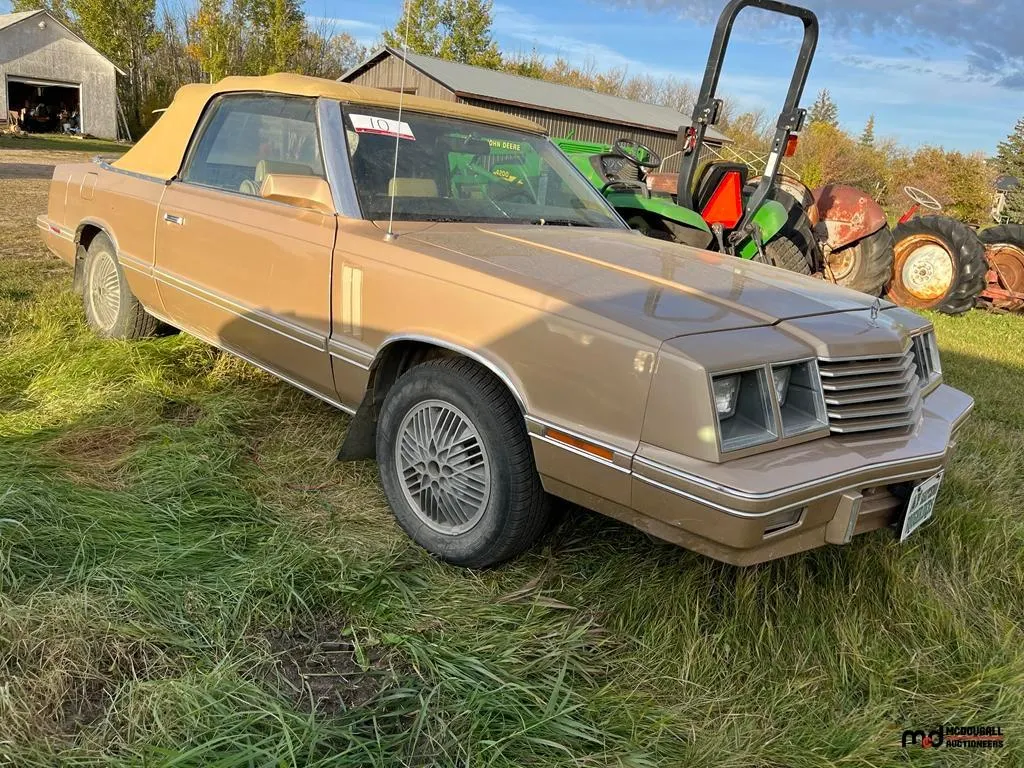 1983 Dodge 400 Convertible Car
UNRESERVED