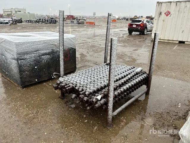 Quantity of (39) Flighted Auger Drill Stem