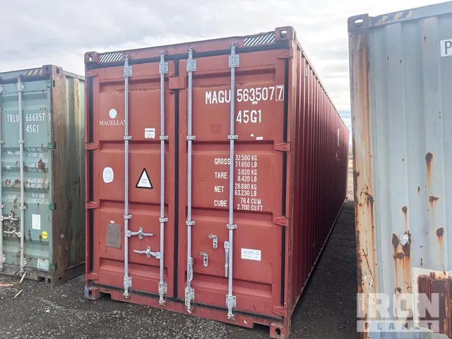 2014 40 ft High Cube Storage Container