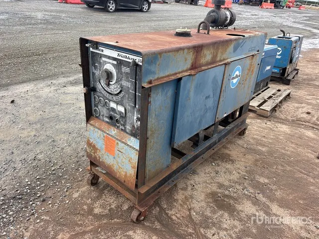 1980 Miller Trailblazer 55D Skid-Mounted Multi-Process Engine Driven Welder