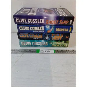 (4) Clive Cussler Hardcover Novels