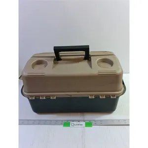 Plano Tackle Systems Fishing Tackle Box With Contents Inside (Fish Hooks) - (16.5x10.5x10.5") ,
