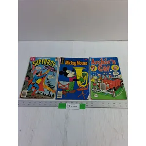 Superboy, Mickey Mouse, Archies Car Comics