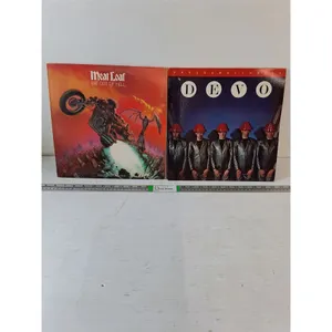 (2) Vintage Albums-Meat Loaf and DEVO