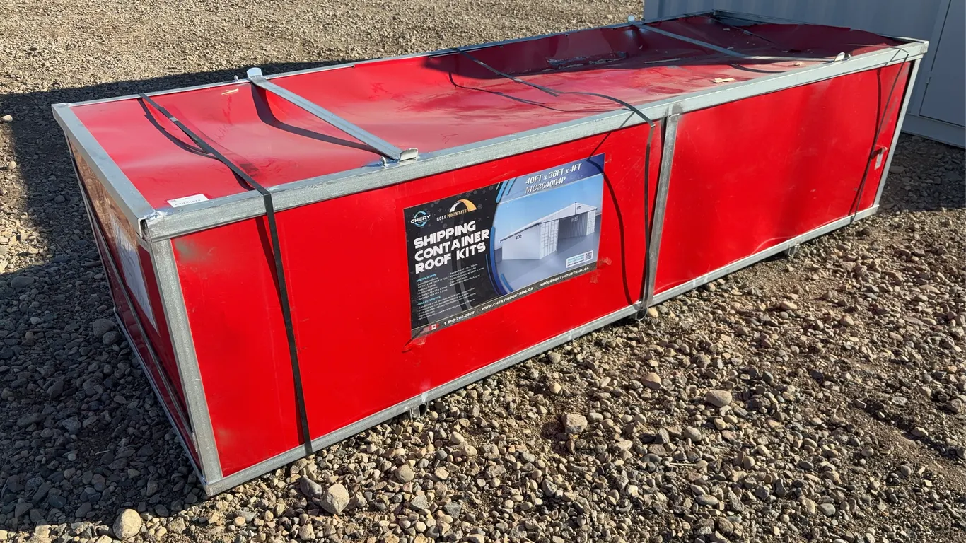 40' x 36' x 4' Shipping Container Roof Kits