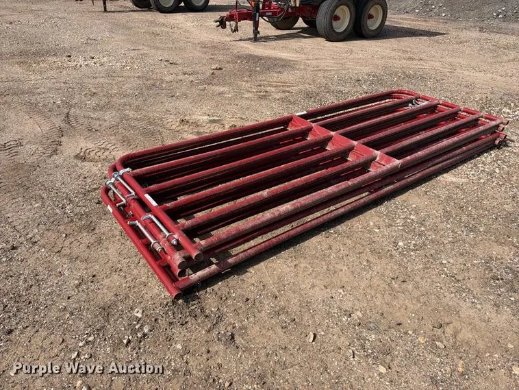 (5) 12' livestock gates
