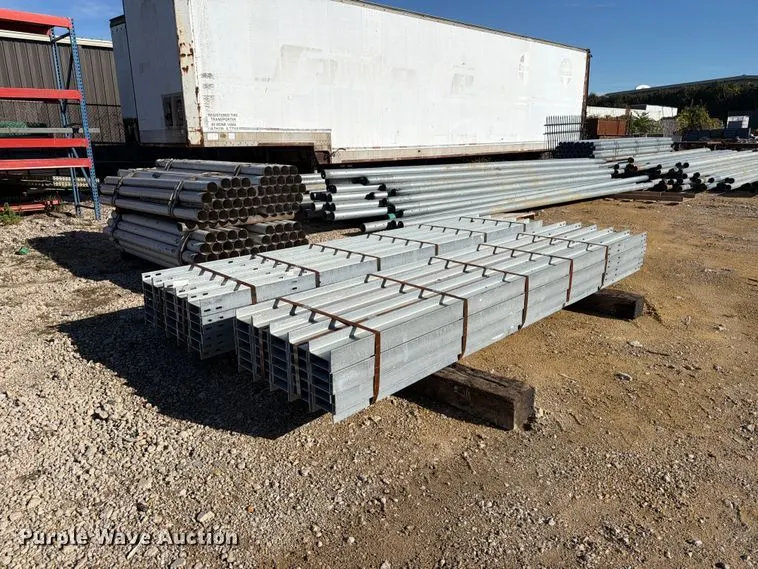 (60) galvanized steel I-beams