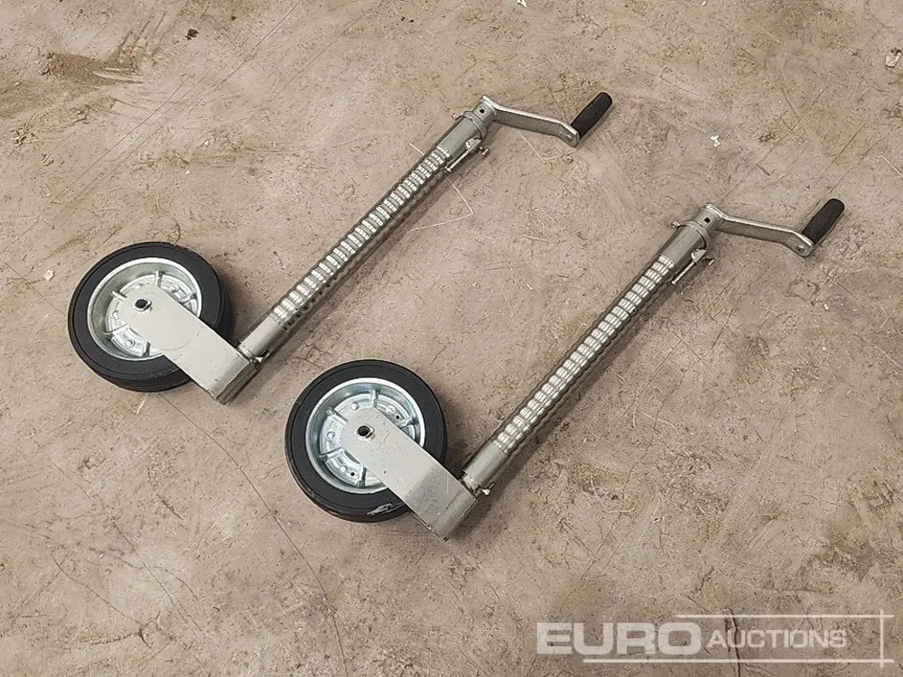 Unused 48" Serrated Jockey Wheels (2 of)