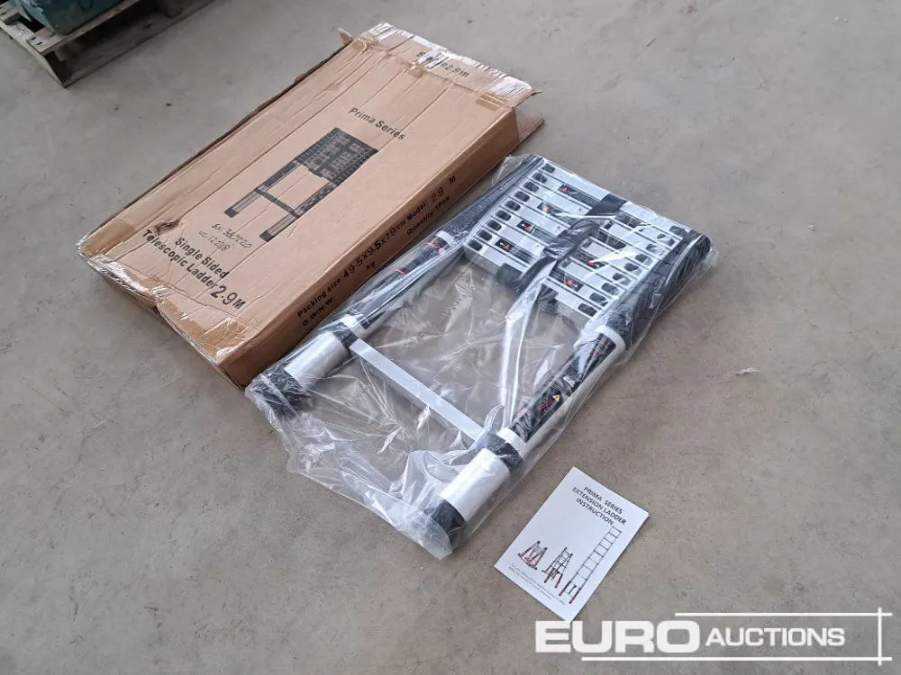 Unused 2.9M Telescopic Ladder