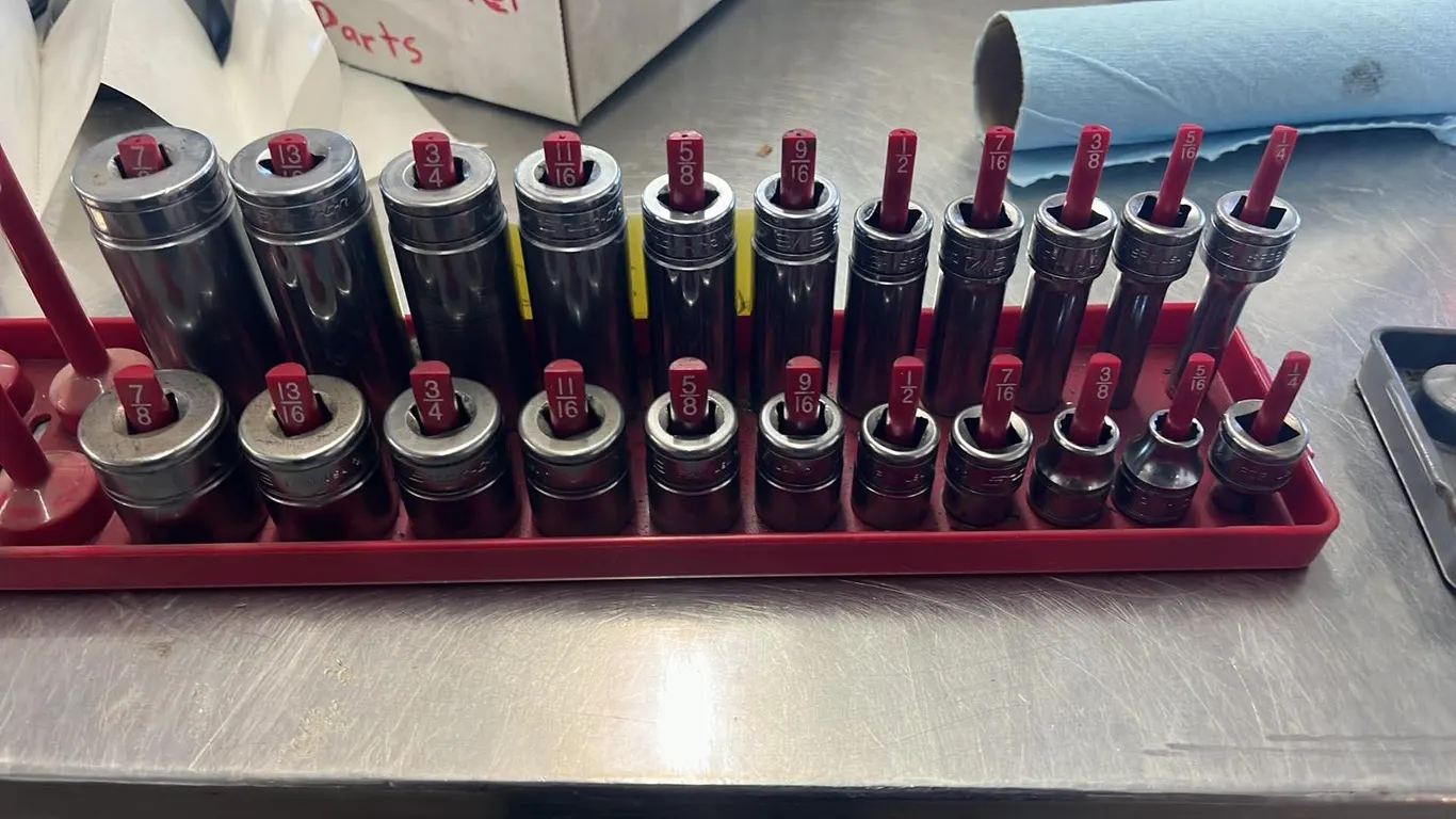 Snap on 3/8” drive 22 piece sae 12 point socket set