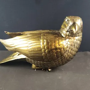 Sergio Bustamante Limited Edition Brass Owl Sculpture 49/100