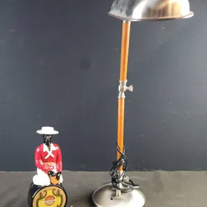 Ott-Lite Adjustable Desk Lamp/Fine Rum Decanter