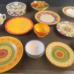 Pier 1 Etrusco Handpainted Earthenware Italian Dinnerware