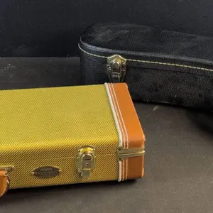 Fremont Cases Seattle Rectangular Case & Gold Tone Banjo-Shape Case