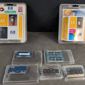 HP 45 Black and 23 Tri-Colour Ink Cartridges, 6 Mixed SK Hynix Laptop RAM Modules