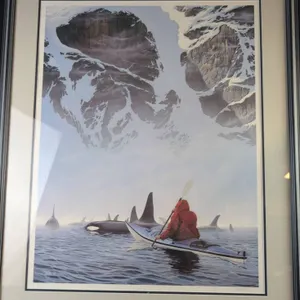Christopher Walker "Acceptance" Orca Print, Signed, Numbered 237/450