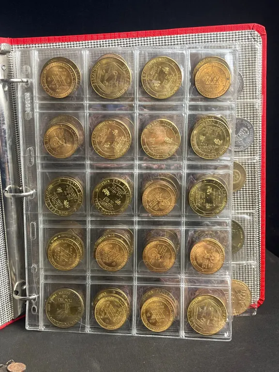 Binder of Mixed Commemorative and World Coins