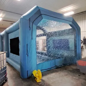 Large Commercial Inflatable Paint Booth / Portable Spray Shelter with Blowers
