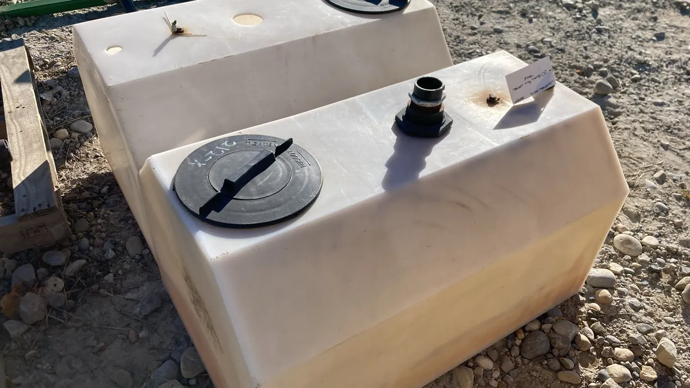 (2) Small Poly Water Tanks