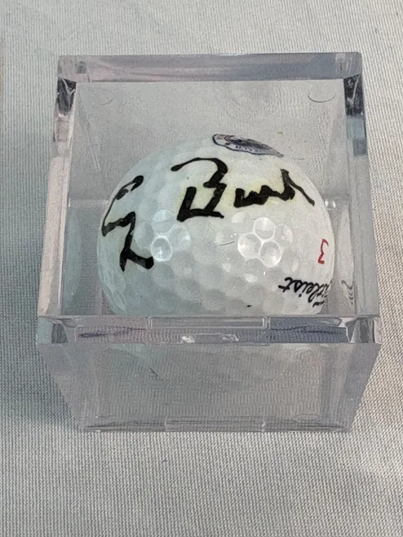 George Bush Autographed Golf Ball