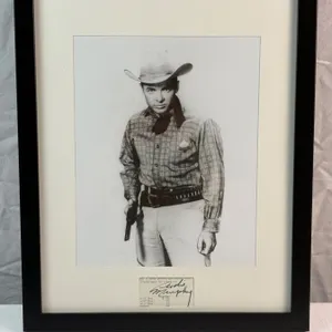 Signed Audie Murphy Poster